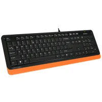 Клавиатура A4Tech Fstyler FK10 (черный/оранжевый) фото 1